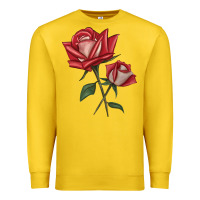 Lemon Love Rose Premium Sweatshirt - LillyAllenDesigns