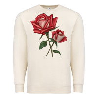 Sandshell Love Rose Premium Sweatshirt - LillyAllenDesigns