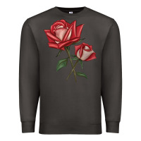 Smoke Love Rose Premium Sweatshirt - LillyAllenDesigns