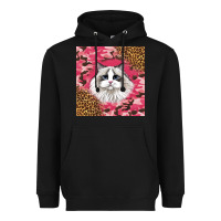 Black ragdoll cat Heavyweight Hoodie - LillyAllenDesigns