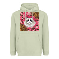Matcha ragdoll cat Heavyweight Hoodie - LillyAllenDesigns
