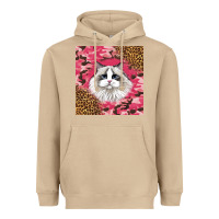Mushroom ragdoll cat Heavyweight Hoodie - LillyAllenDesigns