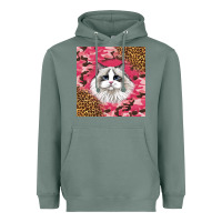 Sage ragdoll cat Heavyweight Hoodie - LillyAllenDesigns