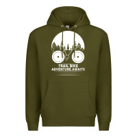 Army Green Trail Bike Adventure Awaits Premium Hoodie - Bettercallsaul