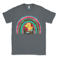 Charcoal Heather hatched egg easter chicks rainbow Classic Tee - Artiststas