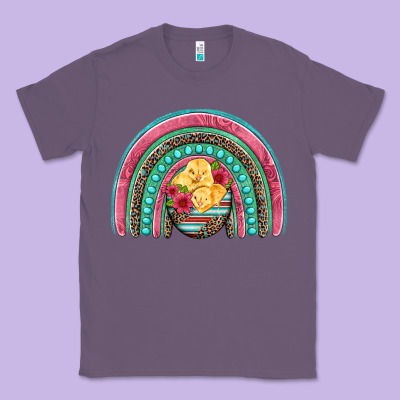 Hatched Egg Easter Chicks Rainbow Classic Tee Designed By Artiststas