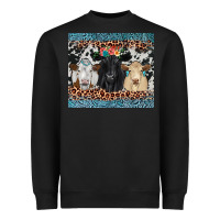 Black black angus Simmental charolais Heavyweight Sweatshirt - JahusDesignShop