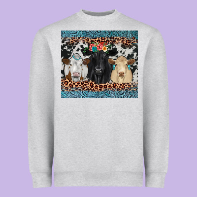 Black Angus Simmental Charolais Heavyweight Sweatshirt Designed By Jahusdesignshop
