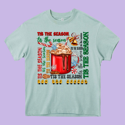 Tis The Season Heavy Core Tee Designed By Zillion Design Studio