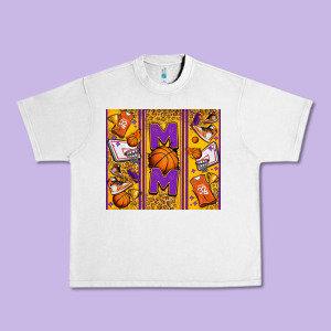 Basketball Mom Urban Heavy Tee Designed By Jasminsmagicworld