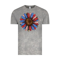 Cloud Rock usa flag camouflage sunflower Vintage Tee - JahusDesignShop