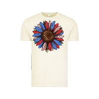 Vintage Arctic usa flag camouflage sunflower Vintage Tee - JahusDesignShop
