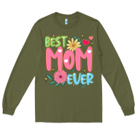 Army Green best mom ever Long Sleeve Tee - JahusDesignShop