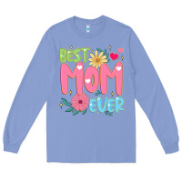 Colony Blue best mom ever Long Sleeve Tee - JahusDesignShop