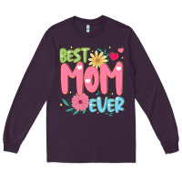 Plum best mom ever Long Sleeve Tee - JahusDesignShop