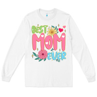 White best mom ever Long Sleeve Tee - JahusDesignShop