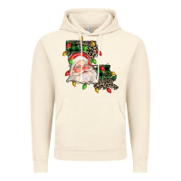 Vintage Artic Louisiana map christmas santa Vintage Hoodie - FaDigitalArtStudio