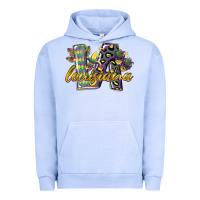 Louisiana Leopard Mardi Gras 12 Inches 300 Dpi Urban Hoodie | Teevron