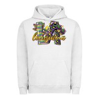 Pigment Lunar Rock louisiana leopard mardi gras 12 inches 300 dpi Urban Hoodie - CowGirlArtShop