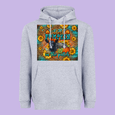 Fall Cutest Pumpkin In The Patch Cute Cow Tumbler Heavyweight Hoodie Designed By Lillyallendesigns