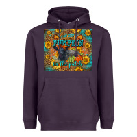 Plum Fall Cutest Pumpkin In The Patch Cute Cow Tumbler Heavyweight Hoodie - LillyAllenDesigns
