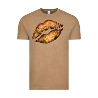 Vintage Coffee Western Sunflower Lips Vintage Tee - Bettercallsaul