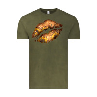 Vintage Olive Western Sunflower Lips Vintage Tee - Bettercallsaul