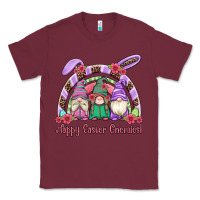 Burgundy happy easter gnomies rainbow Classic Tee - Artiststas