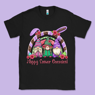 Happy Easter Gnomies Rainbow Classic Tee Designed By Artiststas