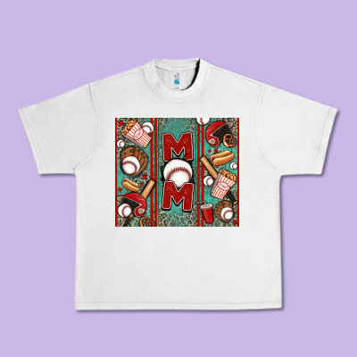 Baseball Mom Urban Heavy Tee Designed By Jasminsmagicworld