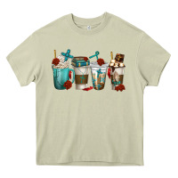 Mossy faith coffee cups Heavy Core Tee - texasbilliewilder