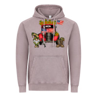 Vintage Zinc america soldier truck Vintage Hoodie - CowhideDigitalArt