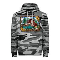 Slate Camo western barn with farm animals Premium Hoodie - RanaPortraitStore