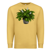 Antique Gold Peace Lily Premium Sweatshirt - LillyAllenDesigns