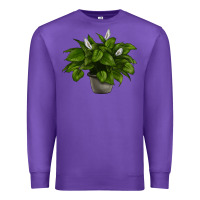 Purple Peace Lily Premium Sweatshirt - LillyAllenDesigns