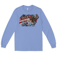 Colony Blue i back the blue eagle Long Sleeve Tee - NancyCooperArtShop