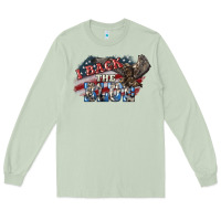 Matcha i back the blue eagle Long Sleeve Tee - NancyCooperArtShop