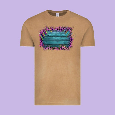 Aztec Wood Leopard Frame Vintage Tee Designed By Bettercallsaul