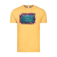 Vintage Mustard Aztec Wood Leopard Frame Vintage Tee - Bettercallsaul