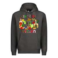 Charcoal Heather cinco de drinko Premium Hoodie - JahusDesignShop