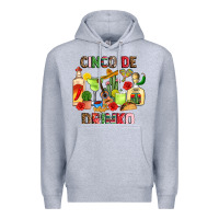 Heather Grey cinco de drinko Premium Hoodie - JahusDesignShop