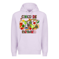 Lilac cinco de drinko Premium Hoodie - JahusDesignShop