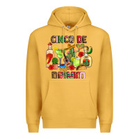 Mustard cinco de drinko Premium Hoodie - JahusDesignShop