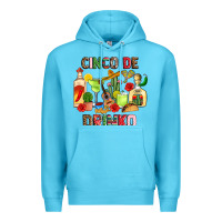 Ocean Blue cinco de drinko Premium Hoodie - JahusDesignShop