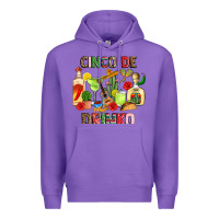 Purple cinco de drinko Premium Hoodie - JahusDesignShop