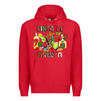 Red cinco de drinko Premium Hoodie - JahusDesignShop