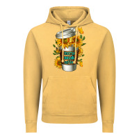 Vintage Mustard Mama Needs Coffee Cup Vintage Hoodie - FaDigitalArtStudio