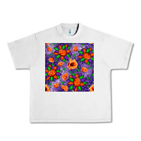 Lunar Rock pumpkin flower halloween seamless pattern Urban Heavy Tee - BundleAndBundleShop