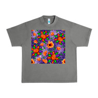 Tornado pumpkin flower halloween seamless pattern Urban Heavy Tee - BundleAndBundleShop