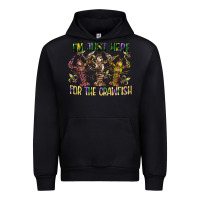 Black im just here for the crawfish Urban Hoodie - CowGirlArtShop